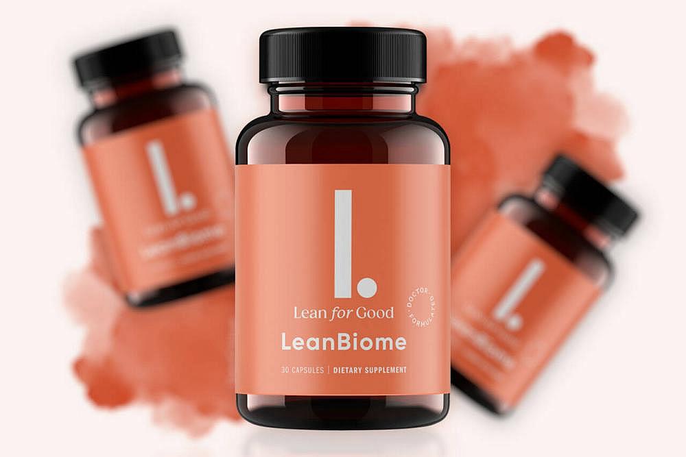 Premium 3D abstract illustration of LeanBiome